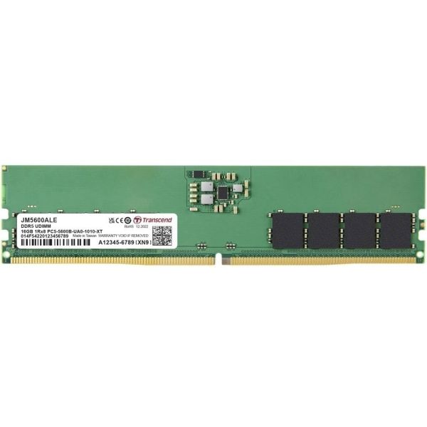 TRANSCEND 48GB JM DDR5 5600 U-DIMM 2Rx8 3Gx8 CL46 11V (JM5600ALE-48G)