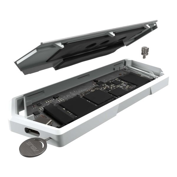 ASUS ROG Strix Arion White Edition SDD-behuizing Wit M.2 (90DD02H1-B09000)