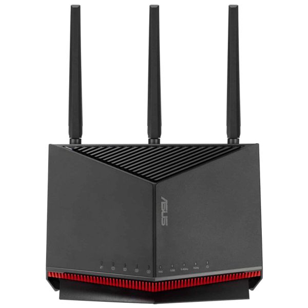 ASUS RT-BE86U draadloze router 10 Gigabit Ethernet Dual-band (2.4 GHz / 5 GHz) Zwart (90IG08W0-MO9A0V)