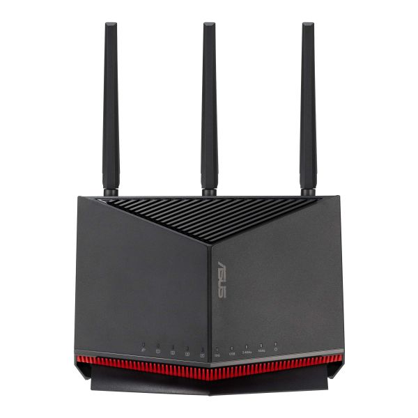 ASUS RT-BE86U draadloze router 10 Gigabit Ethernet Dual-band (2.4 GHz / 5 GHz) Zwart (90IG08W0-MO9A0V)