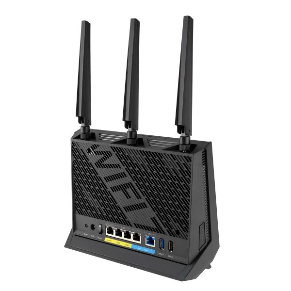 ASUS RT-BE86U draadloze router 10 Gigabit Ethernet Dual-band (2.4 GHz / 5 GHz) Zwart (90IG08W0-MO9A0V)