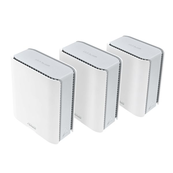 ASUS ZenWiFi BT10 – 3er Pack Weiß Tri-band (2,4 GHz / 5 GHz / 6 GHz) Wi-Fi 7 (802.11be) Wit 3 Intern (90IG08Y0-MO3C20)