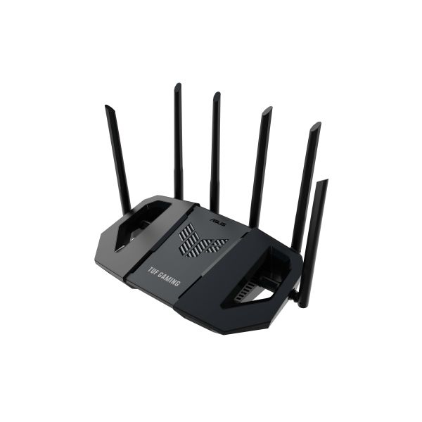 ASUS TUF Gaming BE6500 (TUF-BE6500) draadloze router 2.5 Gigabit Ethernet Dual-band (2.4 GHz / 5 GHz) Zwart (90IG0920-MO9C00)
