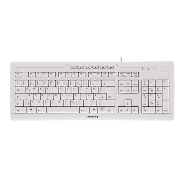 CHERRY STREAM 3.0 toetsenbord Kantoor USB Zwitsers Grijs (G85-23200CH-0)