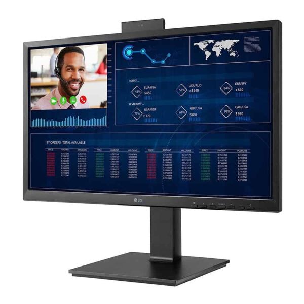 LG 24CQ651I-6P All-in-One PC/workstation Intel® Celeron® J4105 61 cm (24") 1920 x 1080 Pixels All-in-One thin client 4 GB DDR4-SDRAM 16 GB HDD Wi-Fi 4 (802.11n) Wit (24CQ651I-6P)