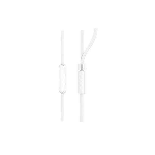 Philips TAE1105WT/00 hoofdtelefoon/headset Hoofdtelefoons Bedraad In-ear Muziek Wit (TAE1105WT/00)