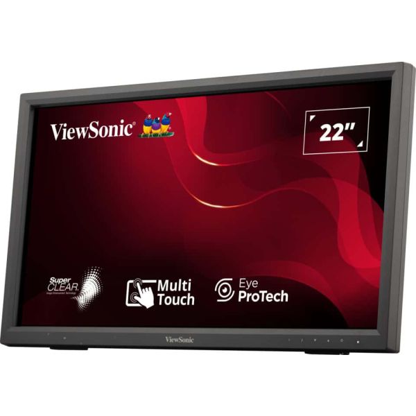 Viewsonic TD2223-2 computer monitor 55,9 cm (22") 1920 x 1080 Pixels Full HD LCD Touchscreen Zwart (TD2223-2) Viewsonic TD2223-2 computer monitor 55,9 cm (22") 1920 x 1080 Pixels Full HD LCD Touchscreen Zwart (TD2223-2)