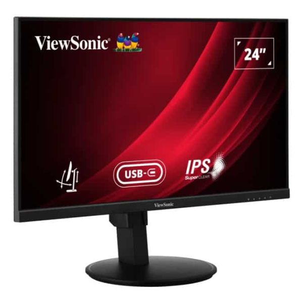 Viewsonic VG Series VG2409-MHDU-2 computer monitor 60,5 cm (23.8") 1920 x 1080 Pixels Full HD LED Zwart (VG2409-MHDU-2)