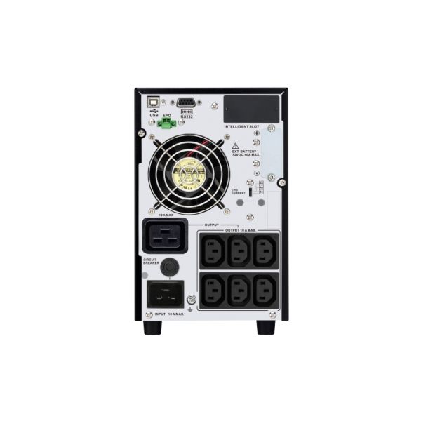 APC Easy-UPS On-Line SRV3KIL-E Noodstroomvoeding - 3000VA, 6x C13 1x C19, USB, extendable runtime (SRV3KIL-E) 5/5 APC Easy-UPS On-Line SRV3KIL-E Noodstroomvoeding - 3000VA, 6x C13 1x C19, USB, extendable runtime (SRV3KIL-E)
