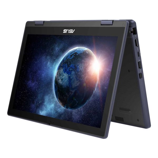 ASUS BR1204FGA-R90272XA Intel® N N200 Hybride (2-in-1) 31 cm (12.2") Touchscreen WUXGA 16 GB LPDDR5-SDRAM 256 GB SSD Wi-Fi 6 (802.11ax) Windows 11 Pro Education Zwart, Grijs (90NX07E1-M00900)