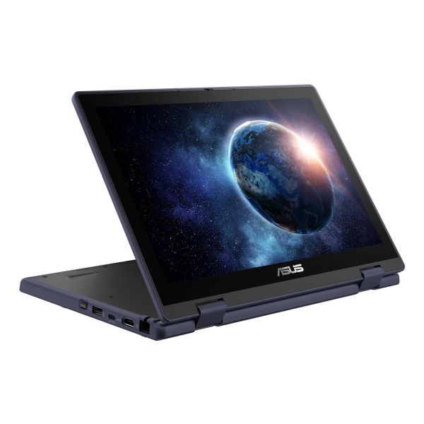 ASUS BR1204FGA-R90272XA Intel® N N200 Hybride (2-in-1) 31 cm (12.2") Touchscreen WUXGA 16 GB LPDDR5-SDRAM 256 GB SSD Wi-Fi 6 (802.11ax) Windows 11 Pro Education Zwart, Grijs (90NX07E1-M00900)