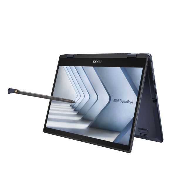 ASUS ExpertBook B3 Flip B3402FVA-EC0577XA Intel® Core™ i5 i5-1335U Hybride (2-in-1) 35,6 cm (14") Touchscreen Full HD 16 GB DDR4-SDRAM 256 GB SSD Wi-Fi 6E (802.11ax) Windows 11 Pro Education Zwart (90NX07N1-M00M70)