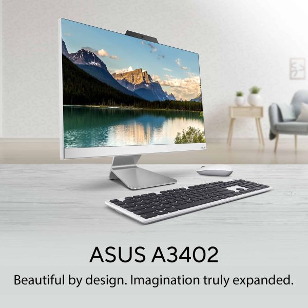 ASUS A3402WVAK-BPC147W Intel® Core™ i5 i5-1335U 60,5 cm (23.8") 1920 x 1080 Pixels Alles-in-één-pc 16 GB DDR5-SDRAM 512 GB SSD Windows 11 Home Wi-Fi 6E (802.11ax) Zwart (90PT03T2-M01LY0)