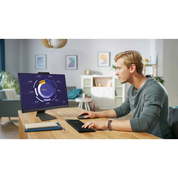 ASUS A3402WVAK-BPC150W Intel® Core™ i7 i7-1355U 60,5 cm (23.8") 1920 x 1080 Pixels Alles-in-één-pc 16 GB DDR5-SDRAM 512 GB SSD Windows 11 Home Wi-Fi 6E (802.11ax) Zwart (90PT03T2-M01M10)