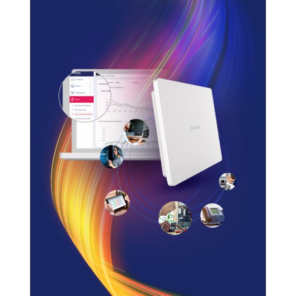 D-Link DAP-X3060OU draadloos toegangspunt (WAP) 3000 Mbit/s Wit Power over Ethernet (PoE) (DAP-X3060OU)