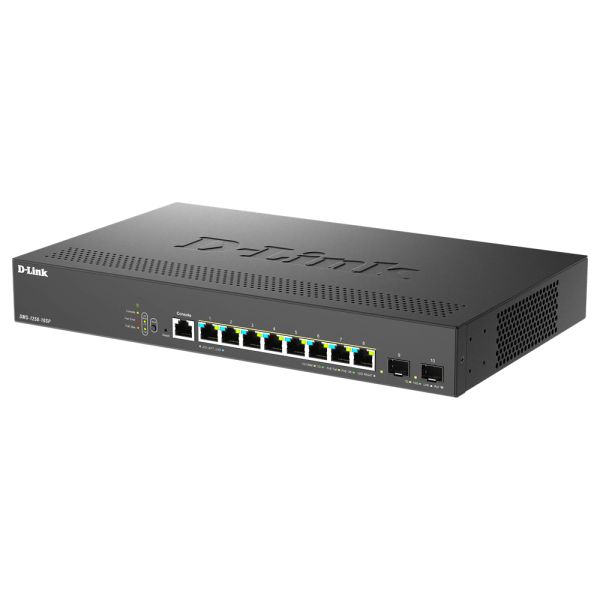 D-Link DMS-1250-10SP/E netwerk-switch Managed 2.5G Ethernet (100/1000/2500) Power over Ethernet (PoE) Zwart (DMS-1250-10SP/E)