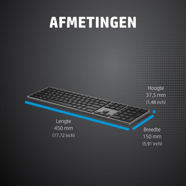 HP 975 dual-mode draadloos toetsenbord (3Z726AA)