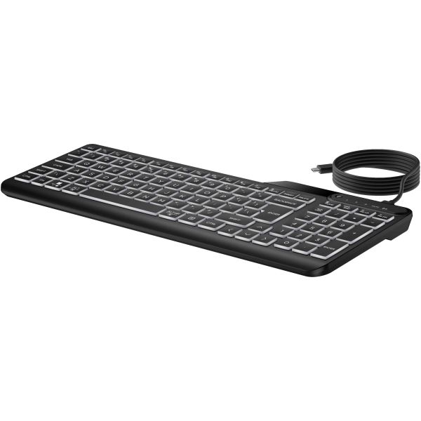 HP 405 backlit toetsenbord met kabel voor meerdere apparaten (7N7C1AA)