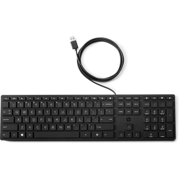 HP Desktop 320K toetsenbord met kabel (9SR37AA) HP Desktop 320K toetsenbord met kabel (9SR37AA)