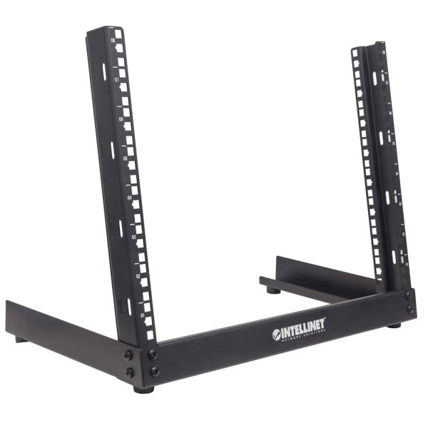 Intellinet 19" open frame rack desktop, 8U, zwart, bouwpakket (714648) Intellinet 19" open frame rack desktop, 8U, zwart, bouwpakket (714648)