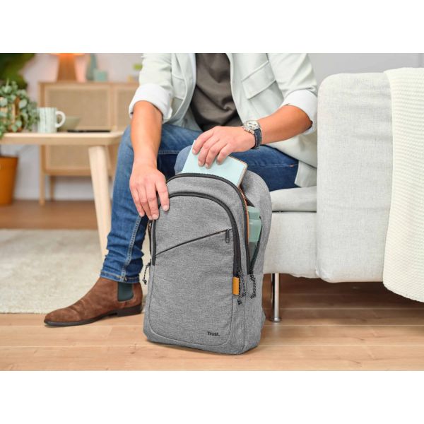 Trust Avana 40,6 cm (16") Rugzak Grijs (24981)