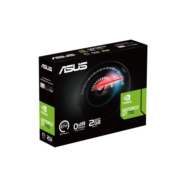 ASUS GT710-SL-2GD5-BRK-EVO NVIDIA GeForce GT 710 2 GB GDDR5 (90YV0ALA-M0NA00)
