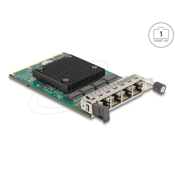 Delock OCP 3.0 Karte zu 4 x RJ45 Gigabit LAN (88300)