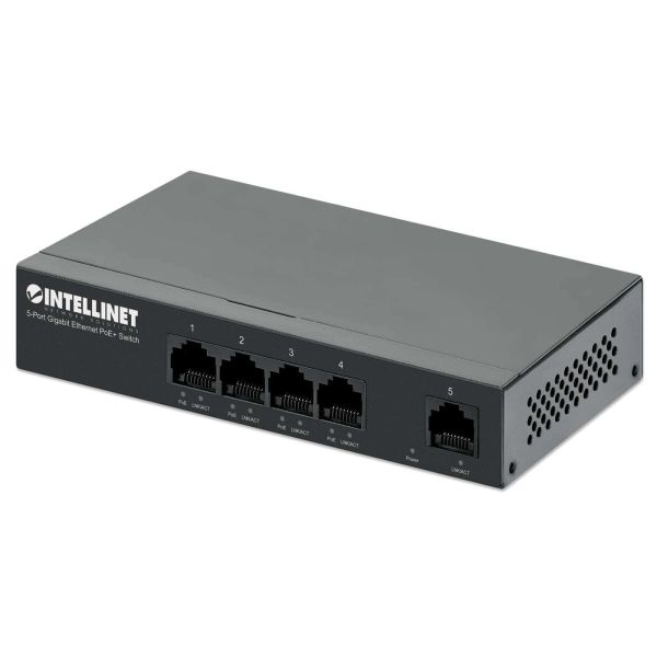 Intellinet 561792 netwerk-switch Gigabit Ethernet (10/100/1000) Power over Ethernet (PoE) Zwart (561792)