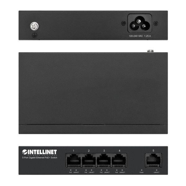 Intellinet 561792 netwerk-switch Gigabit Ethernet (10/100/1000) Power over Ethernet (PoE) Zwart (561792)