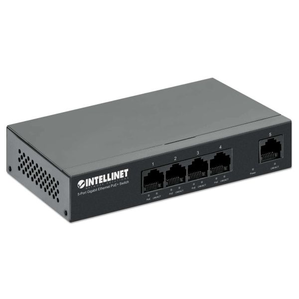 Intellinet 561792 netwerk-switch Gigabit Ethernet (10/100/1000) Power over Ethernet (PoE) Zwart (561792) Intellinet 561792 netwerk-switch Gigabit Ethernet (10/100/1000) Power over Ethernet (PoE) Zwart (561792)