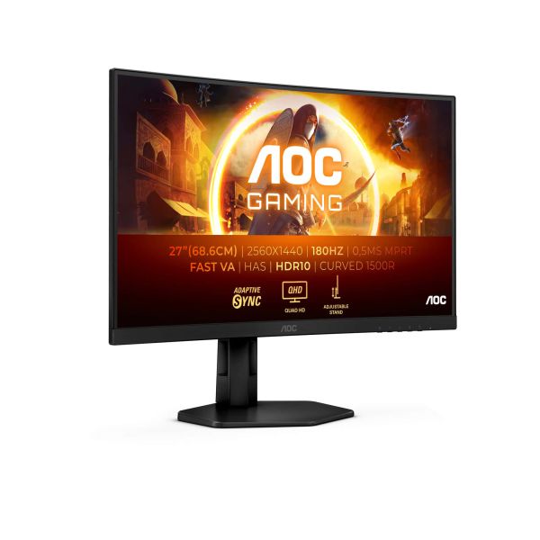 AOC G4 CQ27G4X computer monitor 68,6 cm (27") 2560 x 1440 Pixels Quad HD LCD Zwart (CQ27G4X)