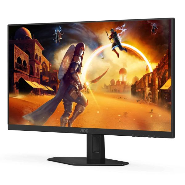 AOC G4 Q27G4XNE computer monitor 68,6 cm (27") 2560 x 1440 Pixels Quad HD LED Zwart, Grijs (Q27G4XN) AOC G4 Q27G4XNE computer monitor 68,6 cm (27") 2560 x 1440 Pixels Quad HD LED Zwart, Grijs (Q27G4XN)