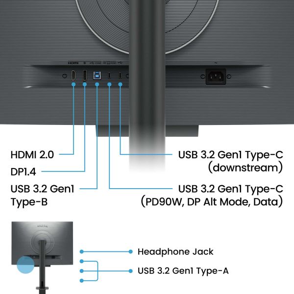 BenQ RD280UA computer monitor 71,6 cm (28.2") 3840 x 2560 Pixels 4K Ultra HD Zwart (9H.LM2LJ.TBE) BenQ RD280UA computer monitor 71,6 cm (28.2") 3840 x 2560 Pixels 4K Ultra HD Zwart (9H.LM2LJ.TBE)