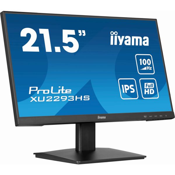 iiyama ProLite XU2293HS-B6 computer monitor 54,6 cm (21.5") 1920 x 1080 Pixels Full HD LED Zwart (XU2293HS-B6)