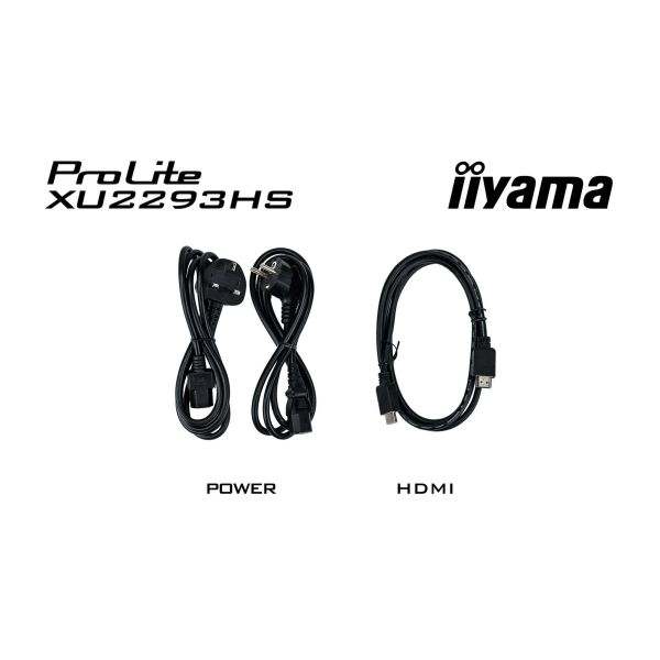iiyama ProLite XU2293HS-B6 computer monitor 54,6 cm (21.5") 1920 x 1080 Pixels Full HD LED Zwart (XU2293HS-B6)