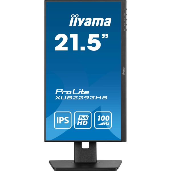 iiyama ProLite XUB2293HS-B6 computer monitor 54,6 cm (21.5") 1920 x 1080 Pixels Full HD LED Zwart (XUB2293HS-B6)