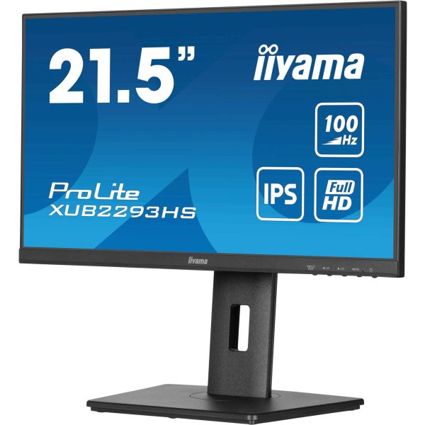 iiyama ProLite XUB2293HS-B6 computer monitor 54,6 cm (21.5") 1920 x 1080 Pixels Full HD LED Zwart (XUB2293HS-B6)