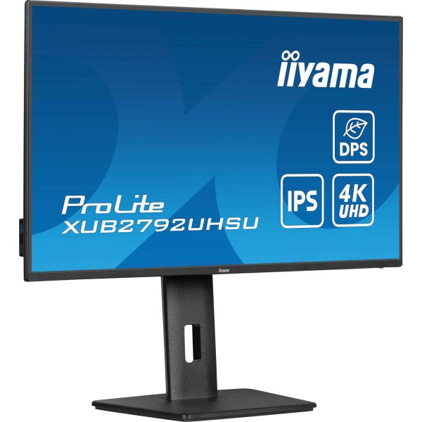 iiyama ProLite XUB2792UHSU-B6 computer monitor 68,6 cm (27") 3840 x 2160 Pixels 4K Ultra HD LED Zwart (XUB2792UHSU-B6) n/a