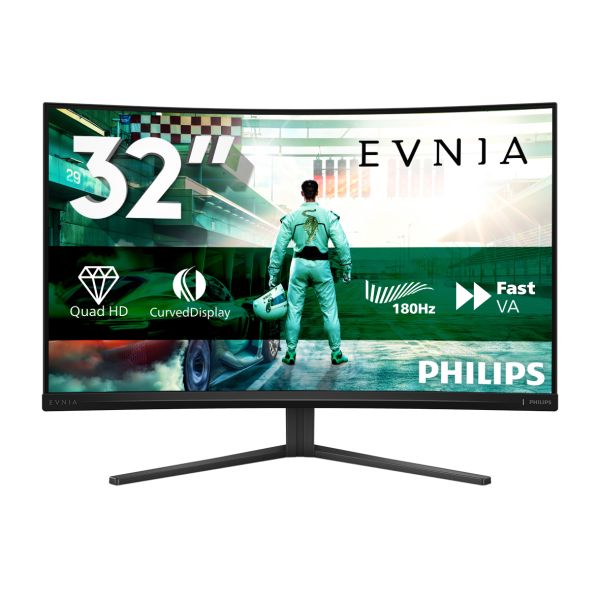 Philips Evnia 32M2C3500L/00 computer monitor 80 cm (31.5") 2560 x 1440 Pixels Quad HD LCD Zwart (32M2C3500L/00)