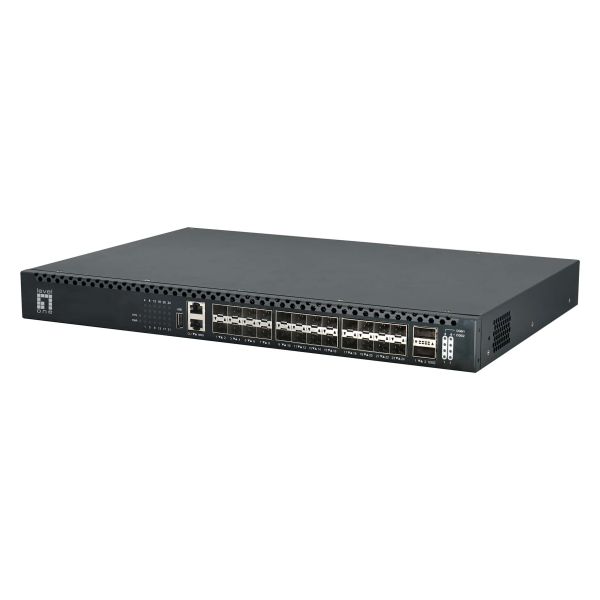 LevelOne XQS-3126 netwerk-switch Managed L3 Zwart (XQS-3126)