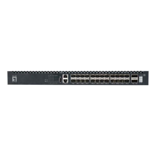 LevelOne XQS-3126 netwerk-switch Managed L3 Zwart (XQS-3126)
