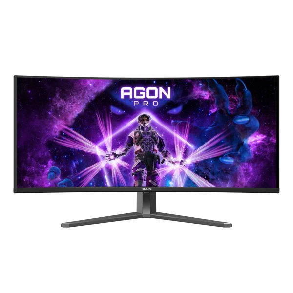 AOC AGON PRO AG346UCD computer monitor 86,4 cm (34") 3440 x 1440 Pixels Wide Quad HD QD-OLED Zwart, Grijs (AG346UCD)