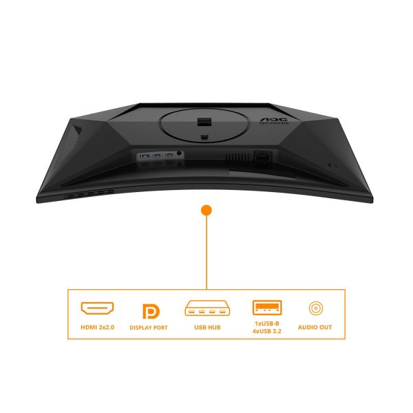 AOC G4 C27G4ZXU computer monitor 68,6 cm (27") 1920 x 1080 Pixels Full HD LED Zwart (C27G4ZXU)