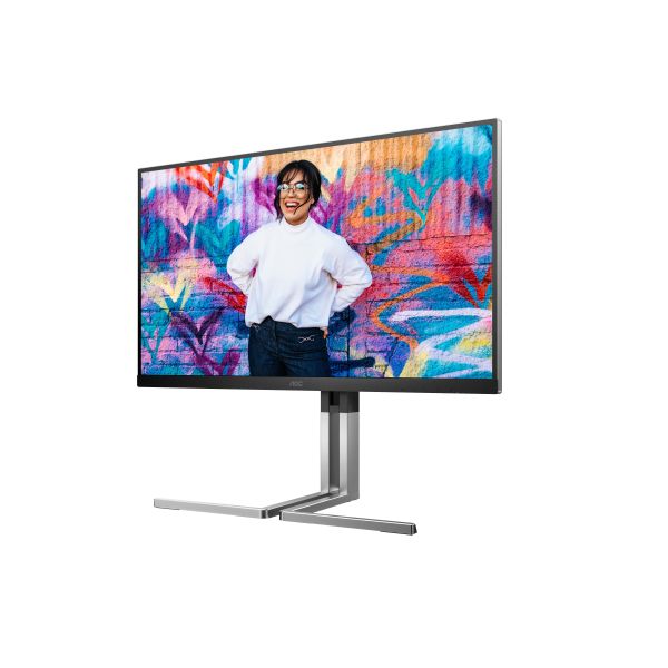 AOC Q27U3CV computer monitor 68,6 cm (27") 2560 x 1440 Pixels 4K Ultra HD LCD Zwart (Q27U3CV)