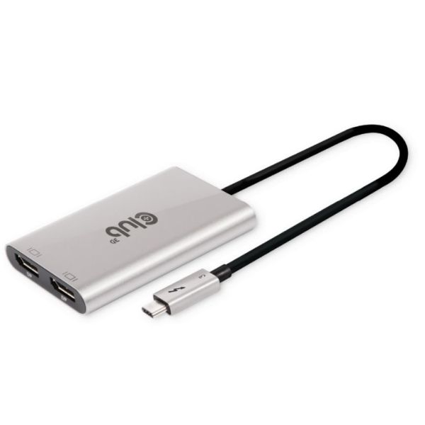 CLUB3D CSV-1586 interface hub Thunderbolt 3 40000 Mbit/s Zilver (CSV-1586) CLUB3D CSV-1586 interface hub Thunderbolt 3 40000 Mbit/s Zilver (CSV-1586)