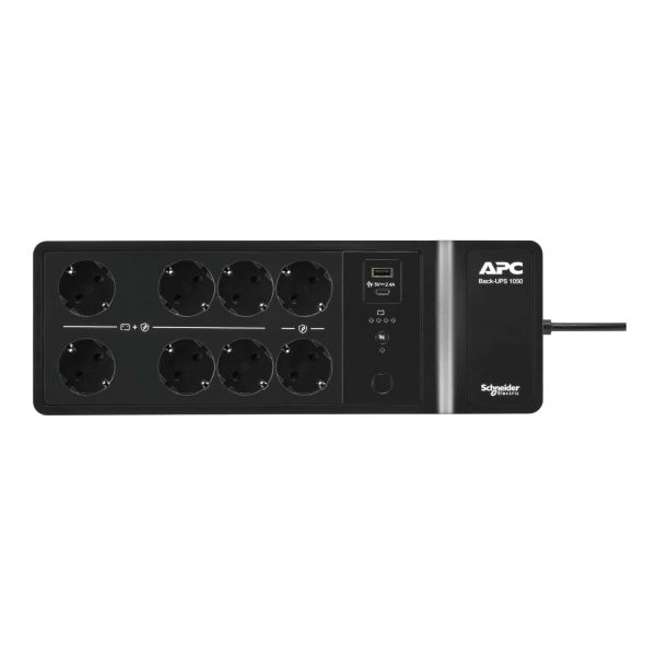 APC Back-UPS BE1050G2-GR - Noodstroomvoeding 8x stopcontact, 1050VA, 2 USB opladers, 1 USB datapoort (BE1050G2-GR)