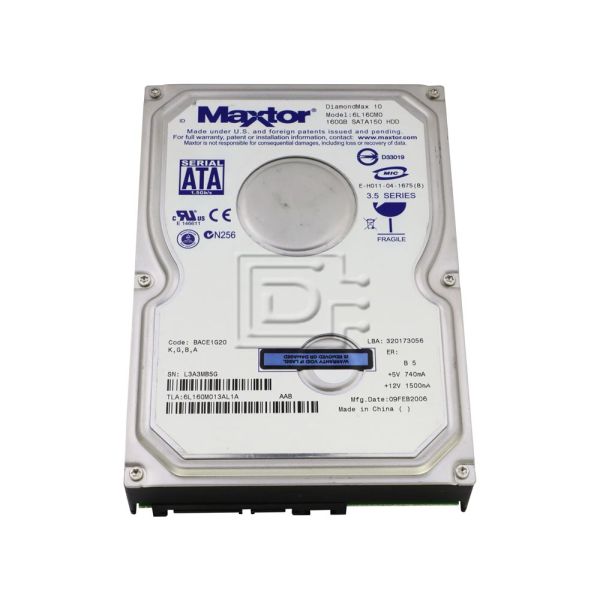 HP 160GB SATA Hard Drive (6L160M0)