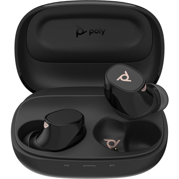 POLY Voyager Free 20 Black Earbuds +Basic Charge Case (A28PTAA#ABB)