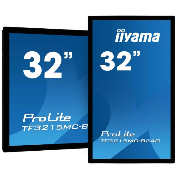 iiyama ProLite TF3215MC-B2AG computer monitor 80 cm (31.5") 1920 x 1080 Pixels Full HD LED Touchscreen Kiosk Zwart (TF3215MC-B2AG)