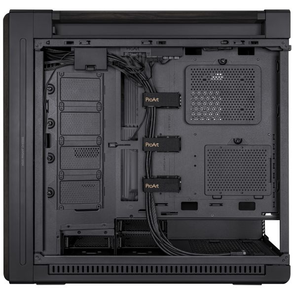 ASUS ProArt PA602 Wood Edition – Metal Panel Midi Tower Zwart (90DC00J0-B09020)